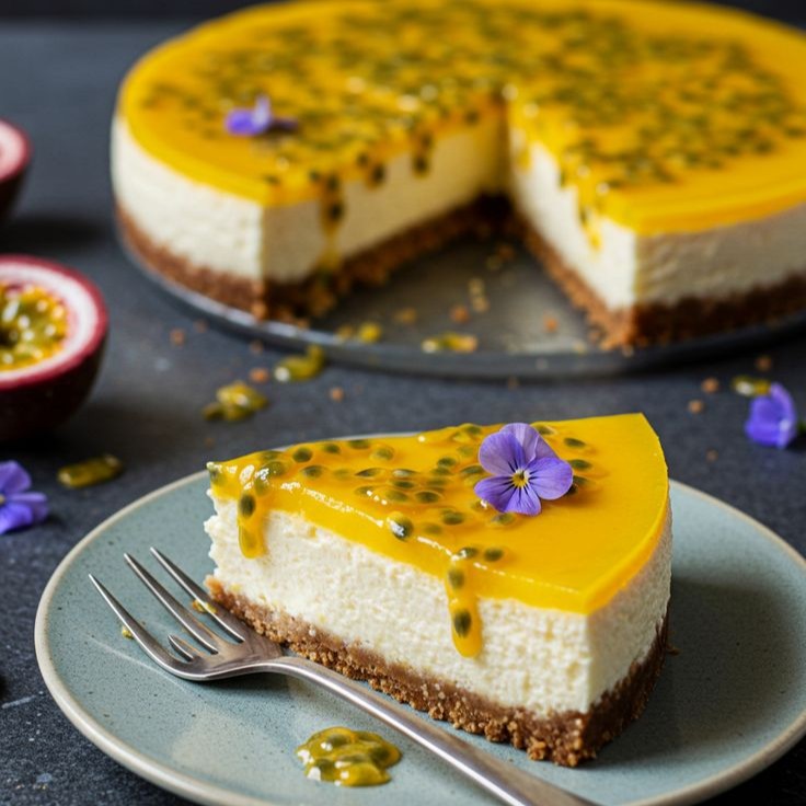 Cheesecake de maracuyá